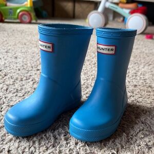 Hunter Vibrant Blue Children's Boots